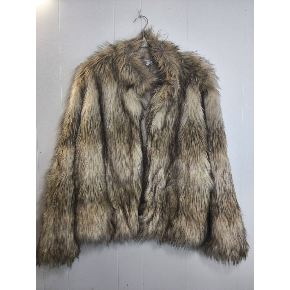 Fashion Nova Faux Fur Jacket Size 3X